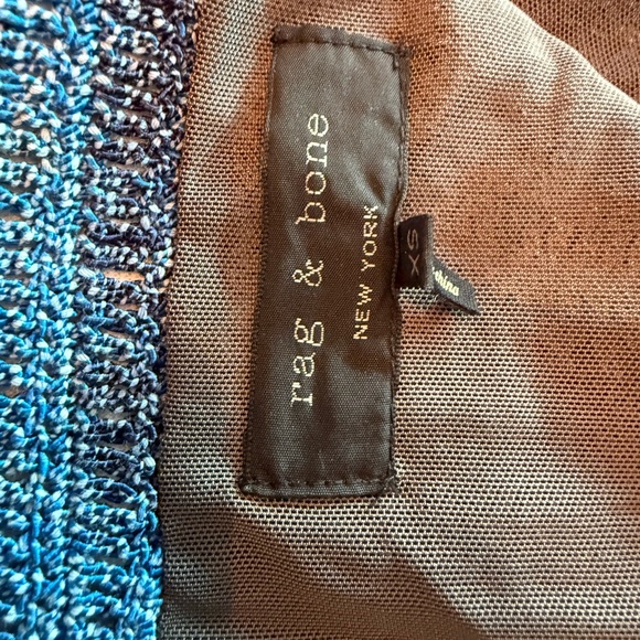 Rag & Bone Shades of Blue Knit Skirt - Picture 2 of 3